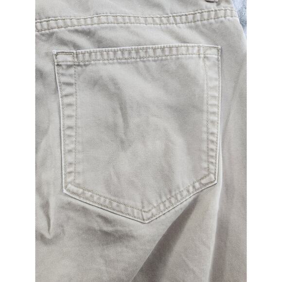 Vintage 80s Calvin Klein Khakis High Rise Button Fly Denim Jeans Size 9 Tan - Picture 5 of 15